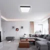 Світлодіодна люстра ONIX 90W квадрат чорного кольору