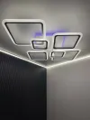 Люстра світлодіодна біла з пультом та додатком для телефону OVAL RGB 120W