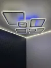 Люстра світлодіодна біла з пультом та додатком для телефону OVAL RGB 120W