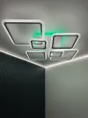 Люстра світлодіодна біла з пультом та додатком для телефону OVAL RGB 120W