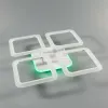 Світлодіодна LED люстра біла з RGB підсвіткою та пультом управління