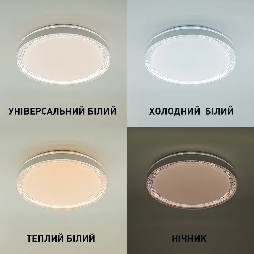 Світильник світлодіодний круг білий ORIENT 80 W Ø 48 см