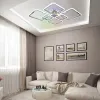 Люстра світлодіодна з пультом та додатком для телефону OVAL RGB 120W хром