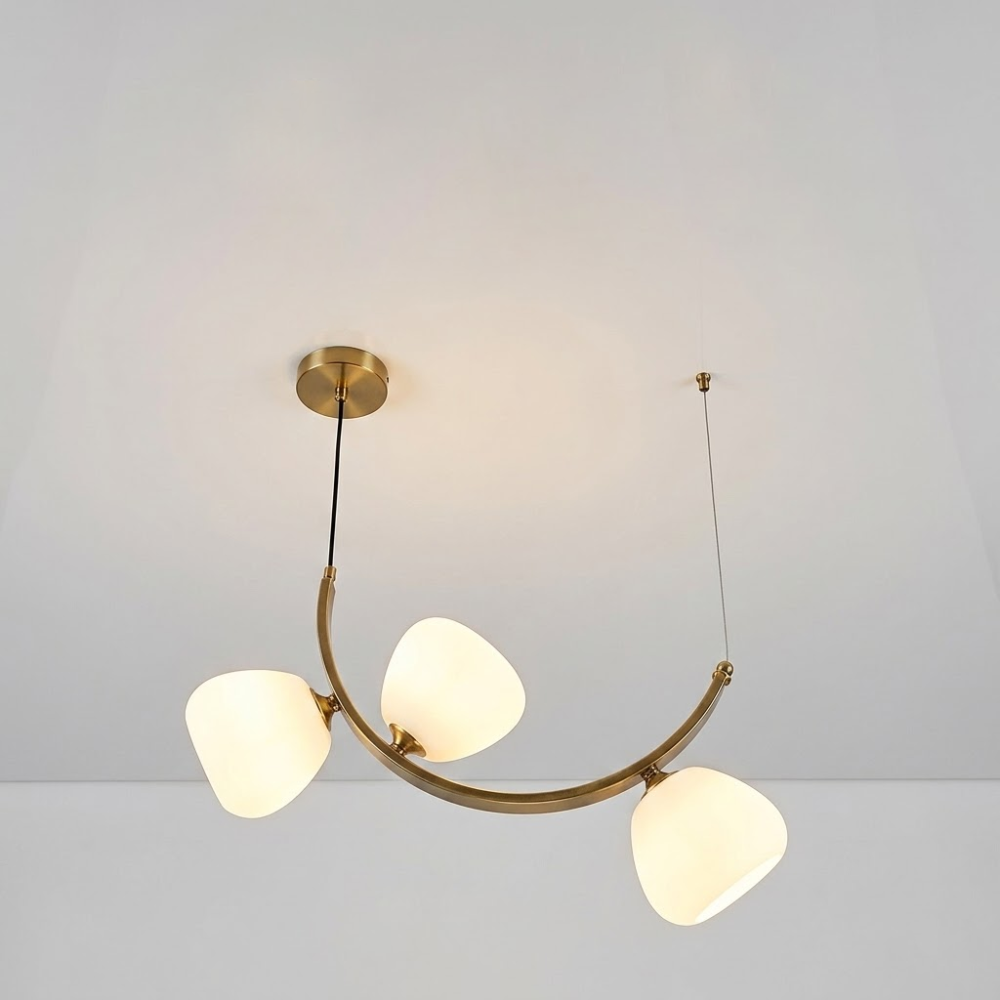 Вражаюча люстра MODERN FLORAL ARCH на 3 плафони