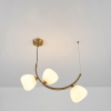 Вражаюча люстра MODERN FLORAL ARCH на 3 плафони