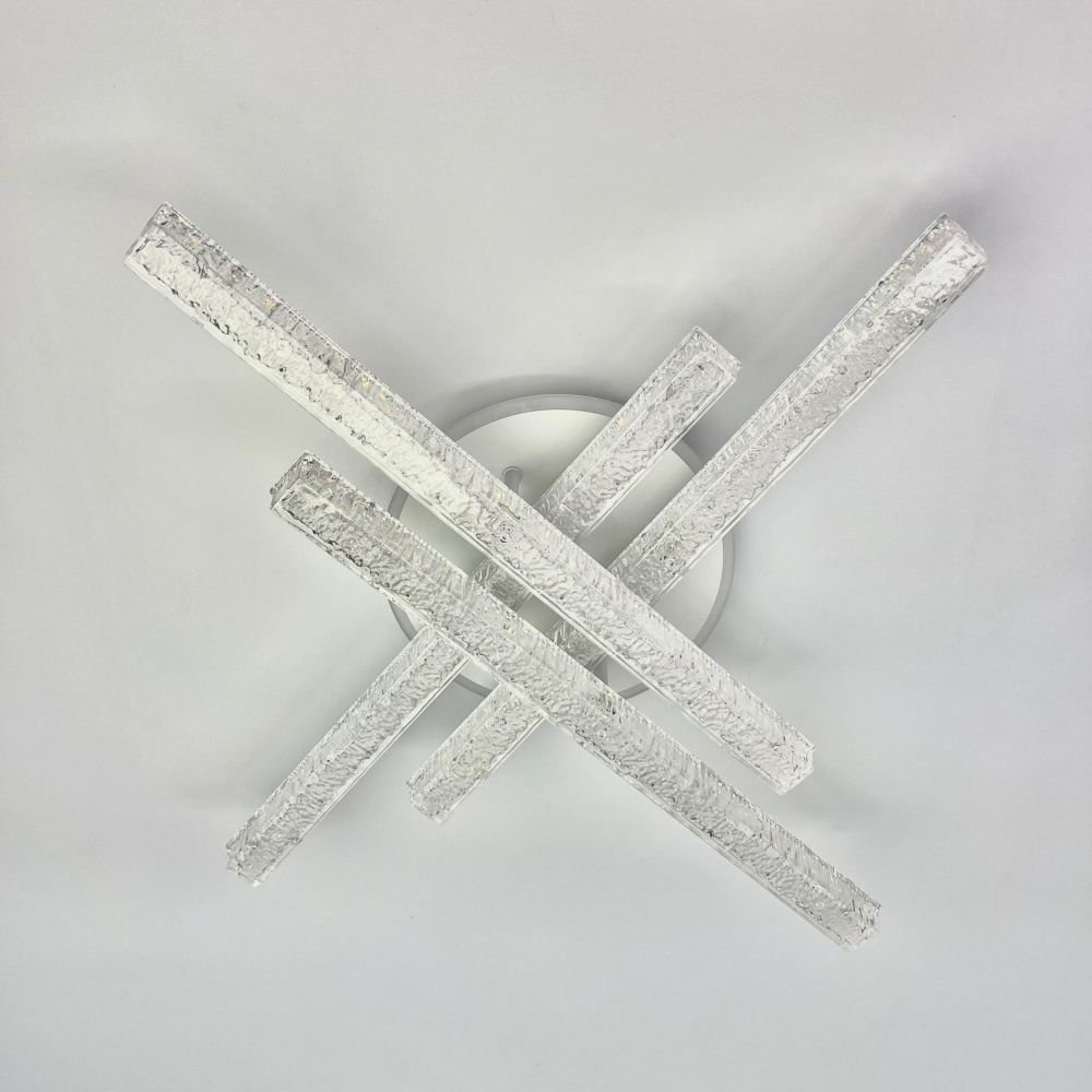 LED люстра з кольоровою підсвіткою ICEBERG LINE RGB 60W 4L WHITE/ICE