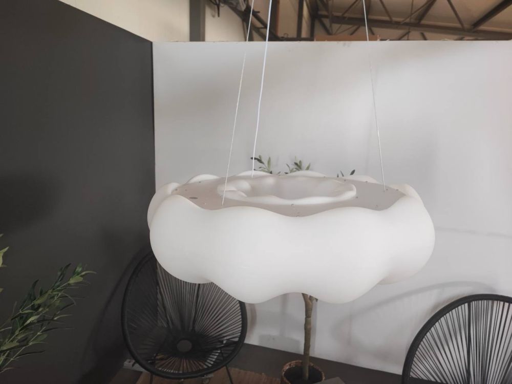 Світлодіодна підвісна біла люстра Ø 30 см Cloud Lamp на 3 режими освітлення