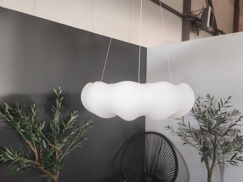 Світлодіодна підвісна біла люстра Ø 30 см Cloud Lamp на 3 режими освітлення