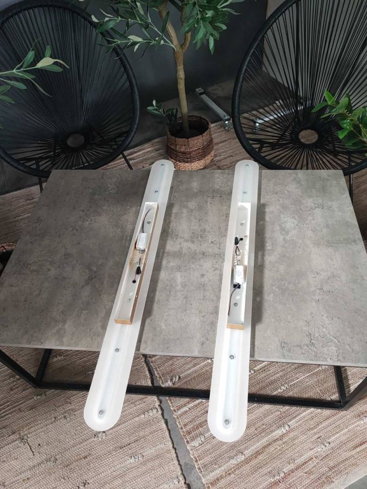 Настінний світильник Longi wall lamp Gold в золоті 100 см Led на 40 ват