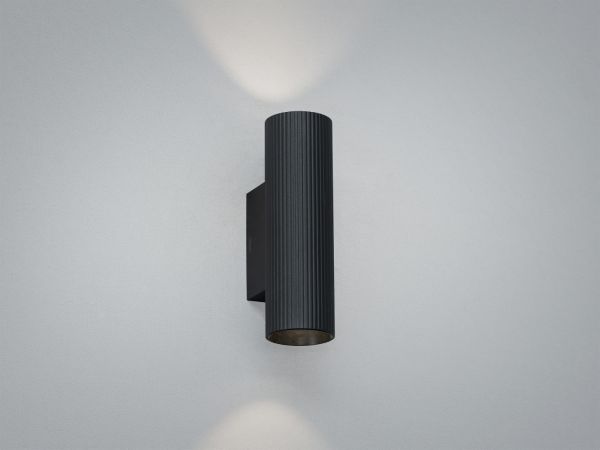 Світлодіодний чорний фасадний світильник PX-10 LED Ø 20*6 7 Вт