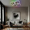 Люстра світлодіодна з пультом та додатком до телефону ROOM ICE RGB 6S 70 Вт SMART
