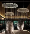 Декоративна люстра-хмаринка LED CLOUD у золотому корпусі 100х50 см