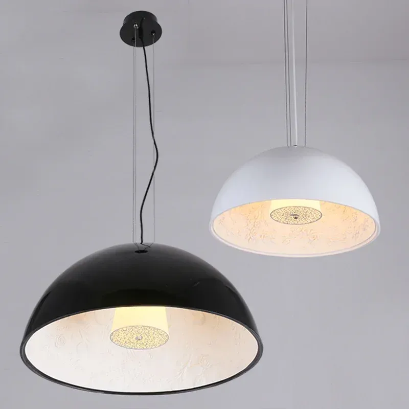 Люстра підвісна світлодіодна Garden Lamp діаметр 40 см чорна