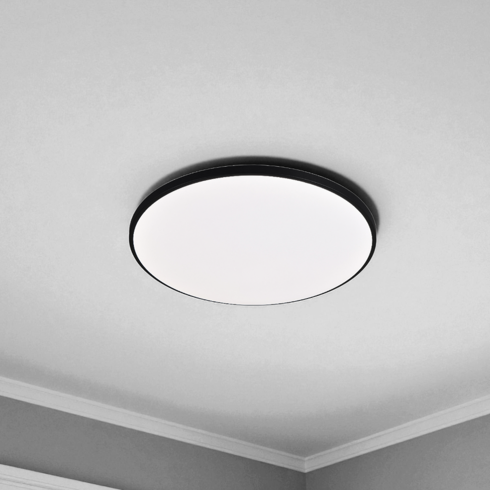LED світильник smart PLOMBIR Ø 37 круг 48W 3000-6500K IP20 чорний