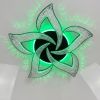 Люстра стельова світлодіодна чорна з пультом RGB ELLA 65W Ø 52 см