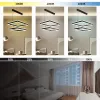 Люстра підвісна світлодіодна з пультом та мобільним додатком  STELLA 180W 2S чорна