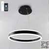 Люстра підвісна світлодіодна з пультом STELLA 96W BLACK