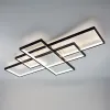 Світлодіодна люстра з пультом та мобільним додатком SVEN 125W 3S чорний+білий