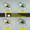 Світлодіодна люстра з пультом та мобільним додатком SVEN 65W 3S чорний