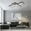 Світлодіодна люстра з пультом та мобільним додатком SVEN 85W 3S чорно-біла