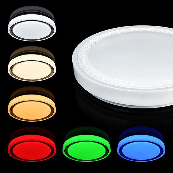 Світильник світлодіодний SML-R19-80-RGB 80Вт+16Вт RGB с д/у +APP