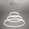 Люстра підвісна світлодіодна  D8174-800+600+400WH dimmer
