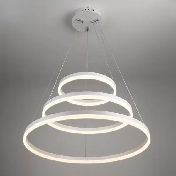 Люстра підвісна світлодіодна  D8174-600+400+200WH dimmer