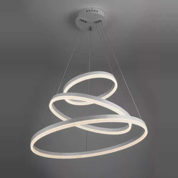 Люстра підвісна світлодіодна  D8174-800+600+400WH dimmer