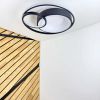 Led люстра кругла з пультом керування DUOS 100 Вт чорна Ø 50 см