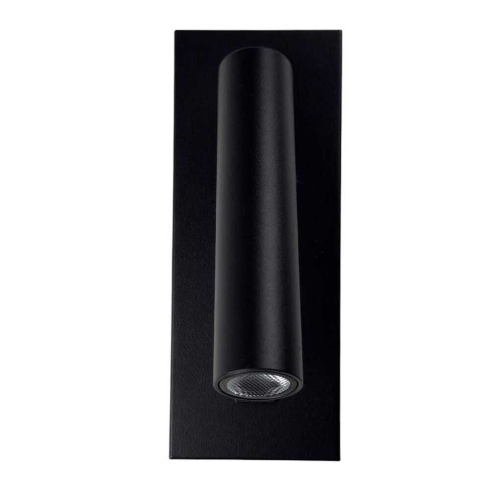LED настінний світильник BITRIX-H 3W 4200K IP20 чорний з вимикачем на корпусі