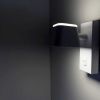 LED настінний світильник CROCUS-S 8W 4200K IP20 білий з вимикачем на корпусі