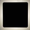 LED настінний світильник 13.5 см DALLAS 7W 4200K IP65 чорний вологозахищений