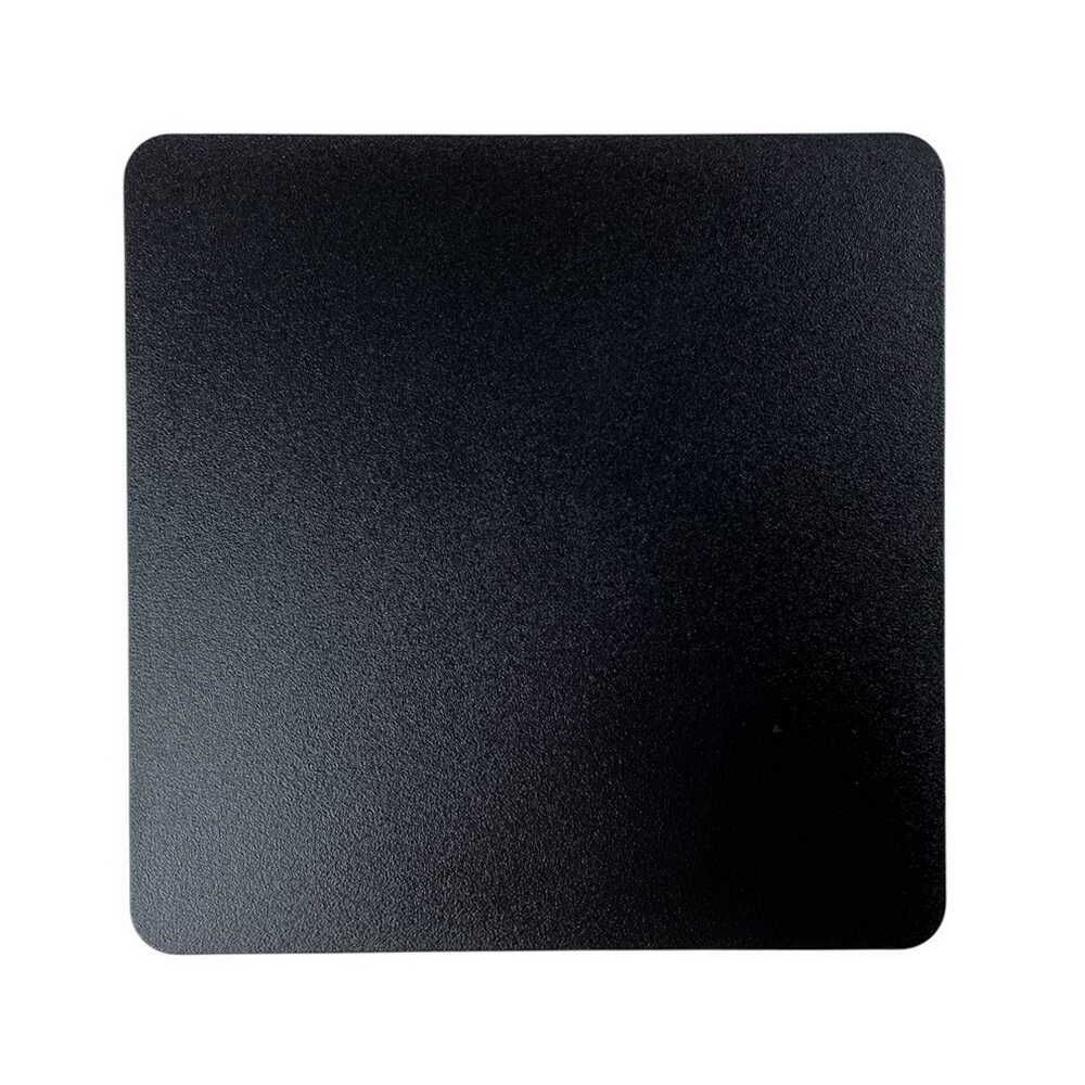 LED настінний світильник 16.5 см DALLAS 12W 4200K IP65 чорний вологозахищений