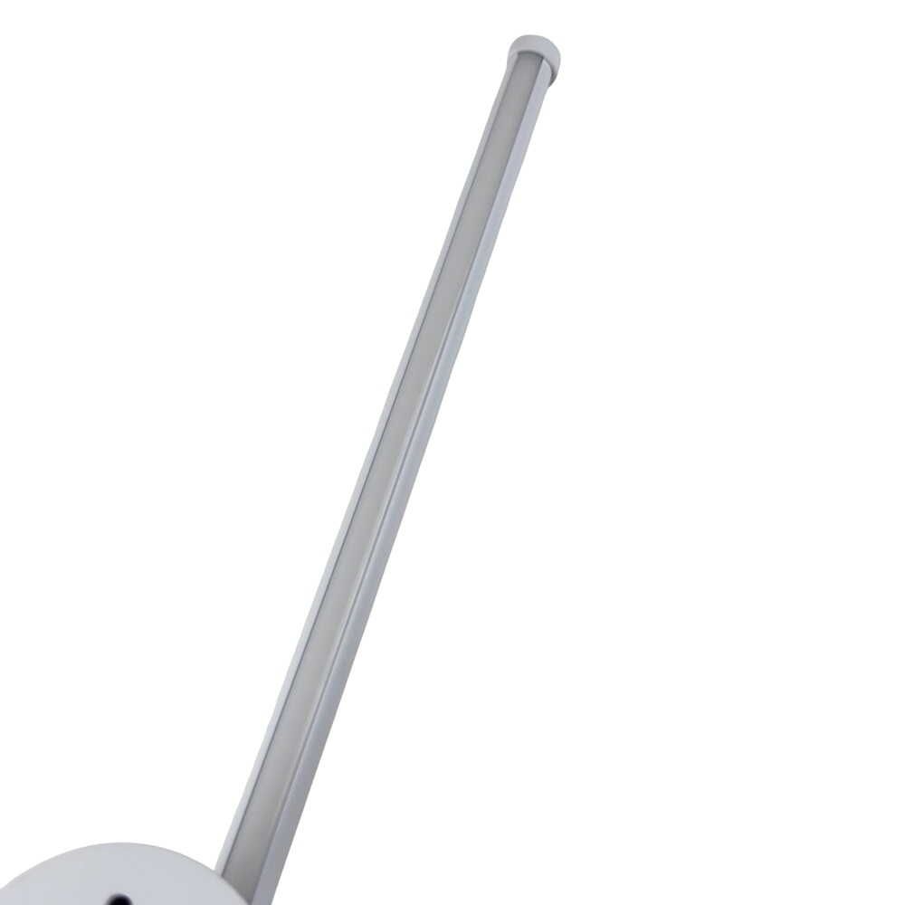LED настінний світильник POINTER-P 8W 4200K 50 см IP20 білий з вимикачем на корпусі