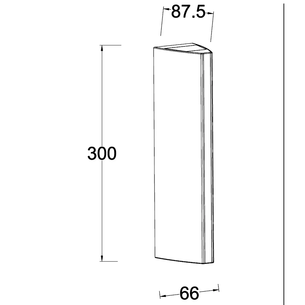 Світильник вуличний настінний світлодіодний Leo 5192701118 Architectural