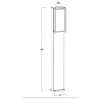 Вуличний світильник - стовпчик середній  Qubo 7193001118 Architectural