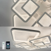 Люстра світлодіодна з пультом та додатком для телефону Tetra twist 165W біла