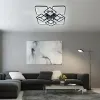 Люстра світлодіодна з пультом та додатком для телефону Tetra twist 165W чорний