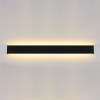 LED настінний світильник 60 см TRAFFIC 20W 4200K IP65 чорний вологозахищений