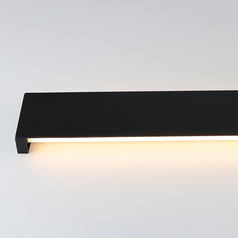 LED настінний світильник 30 см TRAFFIC 10W 4200K IP65 чорний вологозахищений