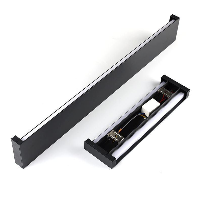 LED настінний світильник 30 см TRAFFIC 10W 4200K IP65 чорний вологозахищений