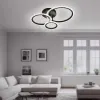 Люстра світлодіодна з пультом і додатком для телефону TRIO 70W 3R SMART BLACK