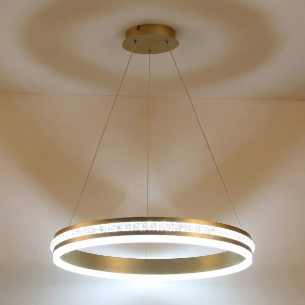Люстра підвісна світлодіодна AL6610 SHINE LEVITATION 50W золото