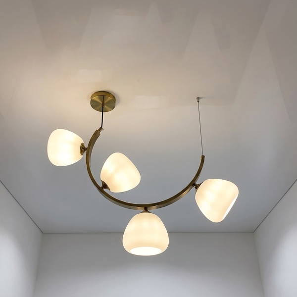 Вражаюча люстра MODERN FLORAL ARCH на 4 плафони