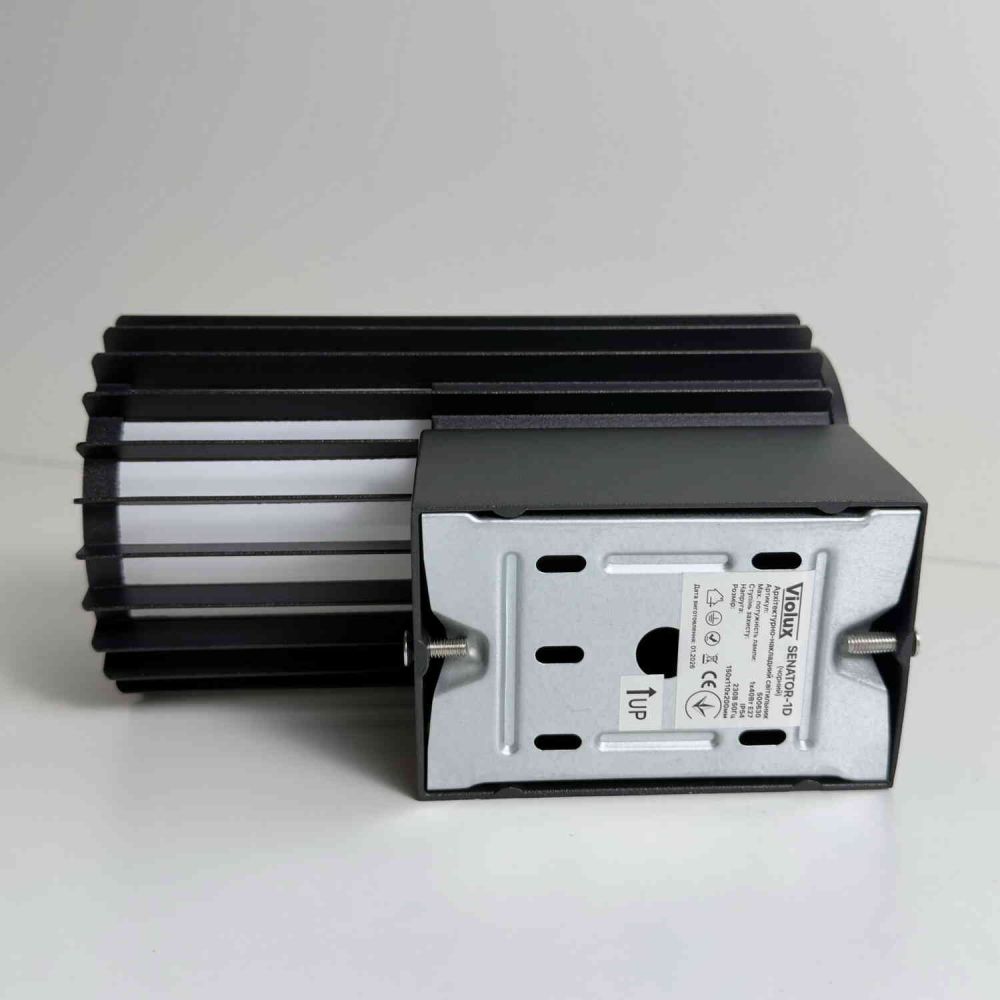 Світильник архітектурний SENATOR-1D чорний 40W Е27 IP54
