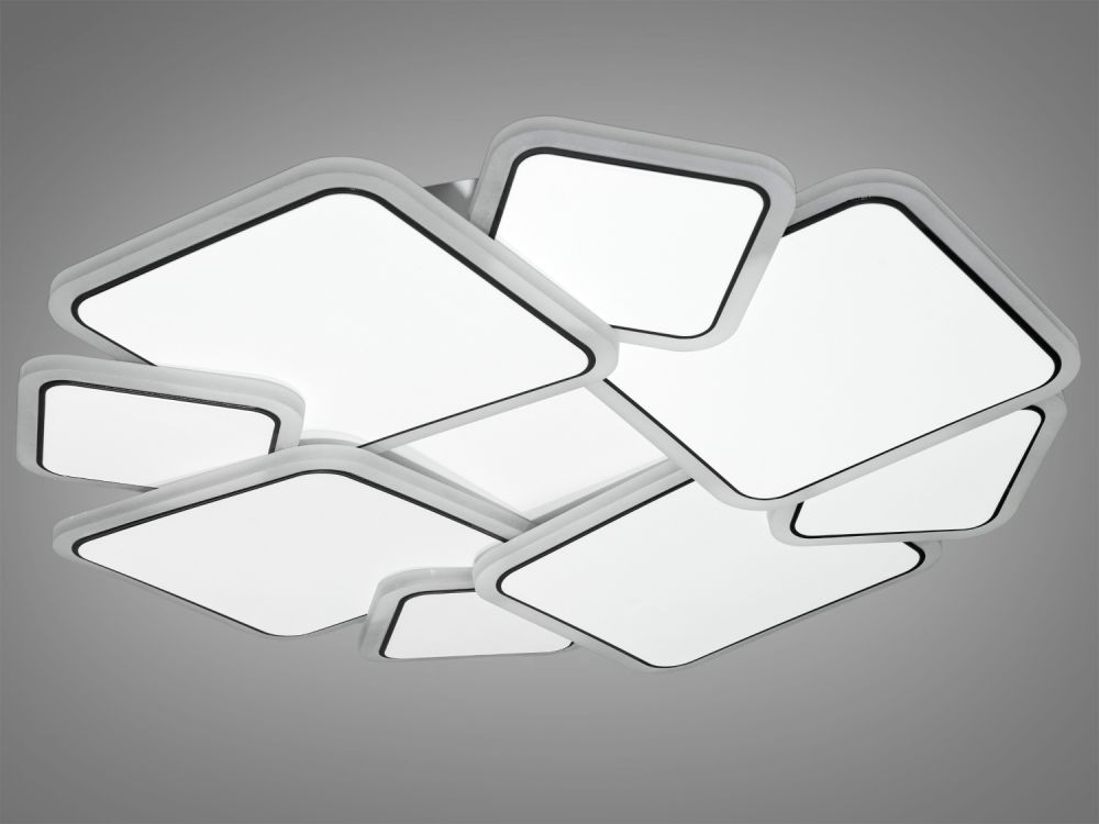 Люстра світлодіодна стельова від настінного вимикача Z186-1WHITE 3 режима+нічник